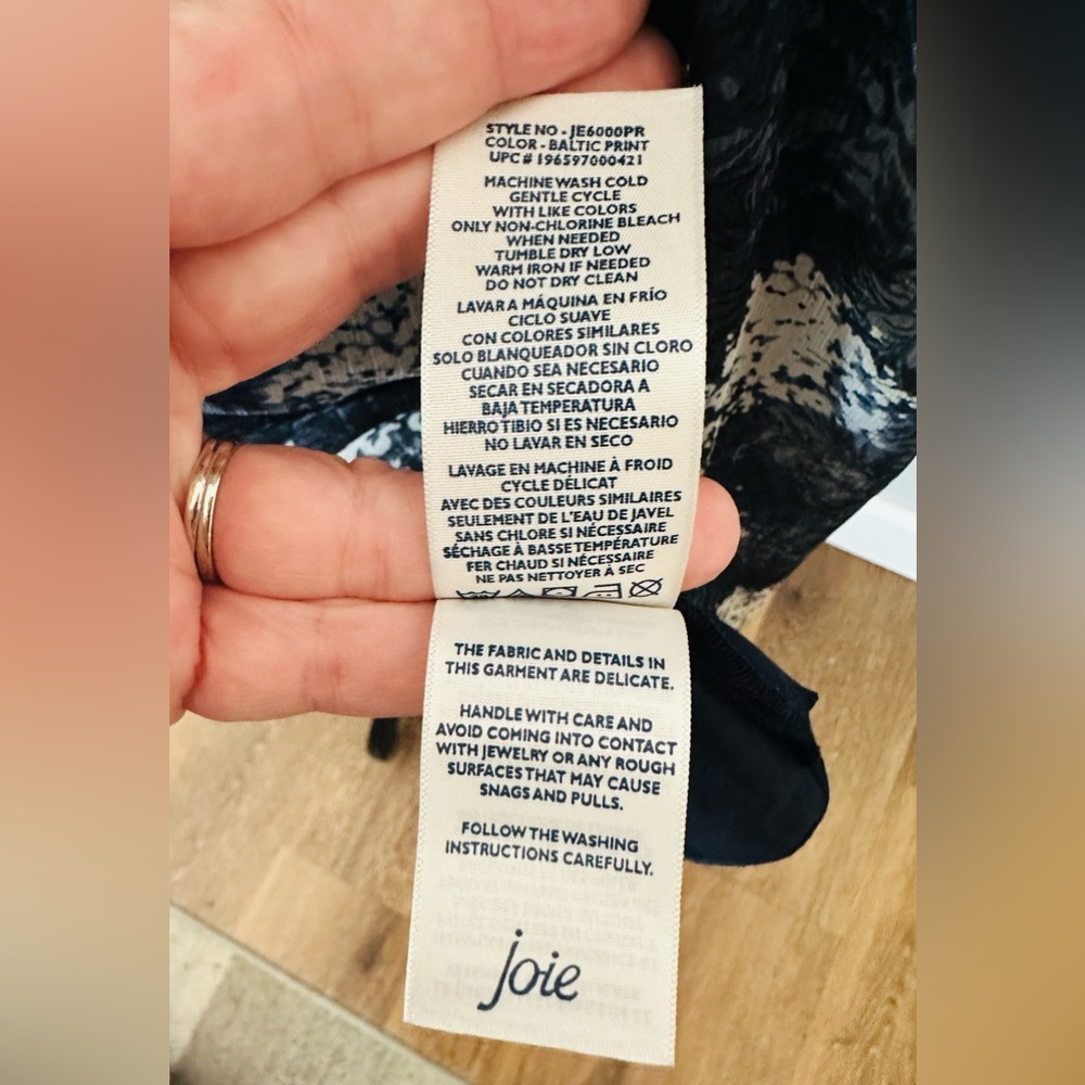 Sleeveless Mock Neck Smocked Midi Dress by Joie - Picture 12 of 12